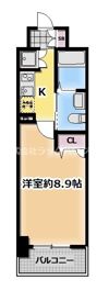 ルクレ京橋の間取り画像