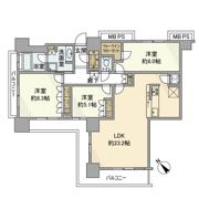 キャナルファーストタワーの間取り画像
