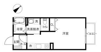 ガーデンヒルズの間取り画像