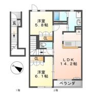 サンセール輝の間取り画像