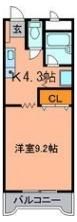 ディアコート美濃喜の間取り画像