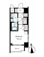 アクアプレイス天満Classicの間取り画像