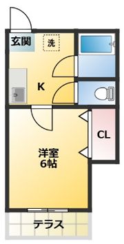 フラワーハイツIの間取り画像