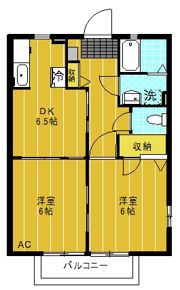 第7登陽コーポの間取り画像