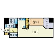 ロールベール博多駅前の間取り画像
