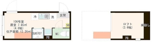 ハーモニーテラス千住河原町IIIの間取り画像