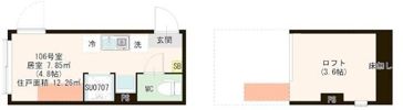 ハーモニーテラス千住河原町IIIの間取り画像