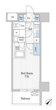 Gran Bridge Dempoの間取り画像
