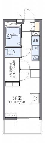 レオパレスアルカディア北矢名の間取り画像