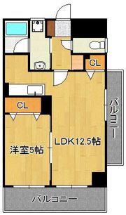 アヴァンセ陣原駅前の間取り画像