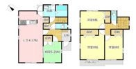 浜松市中央区和合町貸家の間取り画像