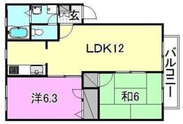 ディアス西石井の間取り画像