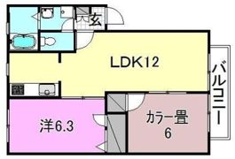 ディアス西石井の間取り画像