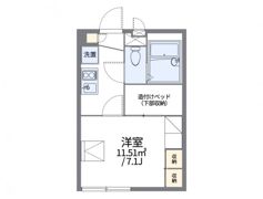 レオパレスノースヒルの間取り画像