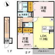 ハッピーコーポCの間取り画像