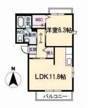 ベレオ佐古の間取り画像