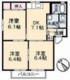 まるハウス B棟の間取り画像