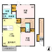 クレストの間取り画像