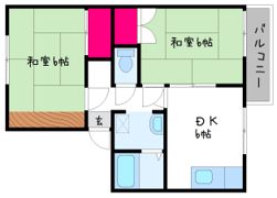 サンメイト深井B棟の間取り画像