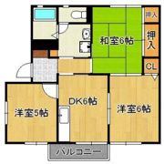 ハッピーシャルマンの間取り画像