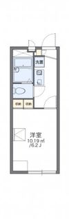 レオパレスサンライズ竹の塚の間取り画像