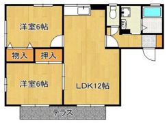 カメリア徳力の間取り画像