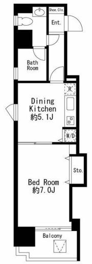 プライムアーバン日本橋茅場町の間取り画像
