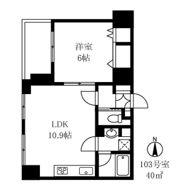 リビナ奥村ドゥーの間取り画像