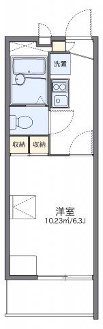 レオパレスWAKABAsekiの間取り画像