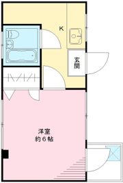 コーポ清水の間取り画像
