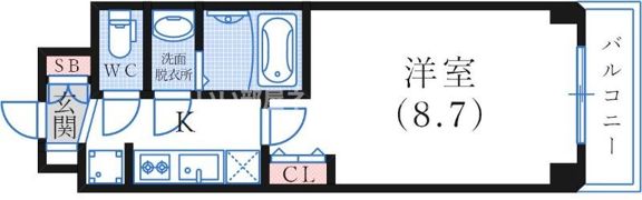 MJC神戸ハーバーウエストの間取り画像