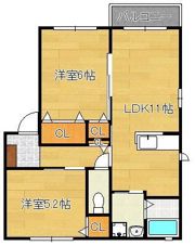 ボヌール Iの間取り画像