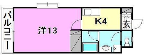 カーサフローラの間取り画像