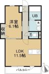 イデアーレ中庄Bの間取り画像