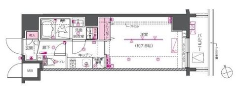 ZOOM戸越銀座の間取り画像