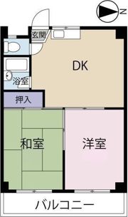 レジデンス松山城北の間取り画像