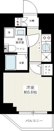 イアース横濱赤門町の間取り画像