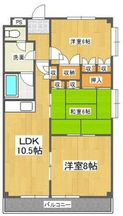 第17柴田マンションの間取り画像