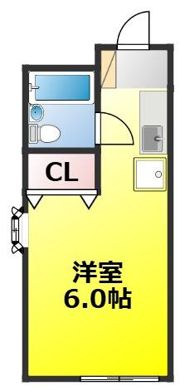 コーポシバタの間取り画像