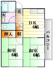 プレジール加藤の間取り画像