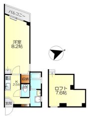 ピア中通の間取り画像