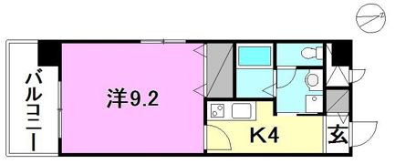 Mayfair center squareの間取り画像