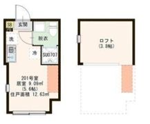 ハーモニーテラス千住河原町Ⅲの間取り画像