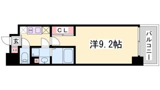 アスヴェル神戸元町Ⅱの間取り画像