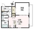 アローラ富岡の間取り画像