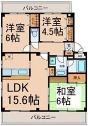 メゾンプチシャトー砂場の間取り画像