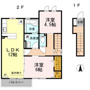 D-room戸出Ⅰ B棟の間取り画像
