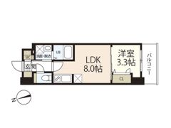 S-RESIDENCE広島駅clarityの間取り画像