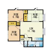 エトワール柏原2B棟の間取り画像