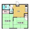 ハイツ北吉津Bの間取り画像